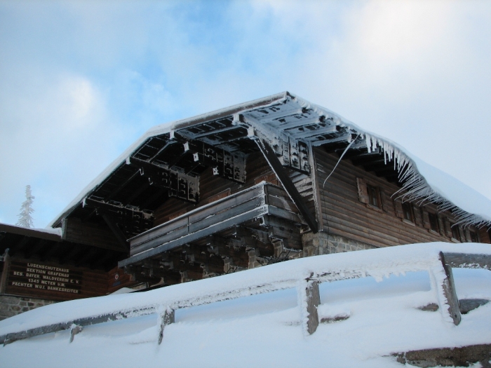 Lusenschutzhaus im Winter