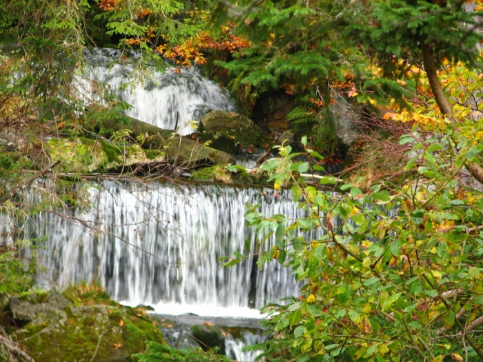 Wasserfall am Lusensteig